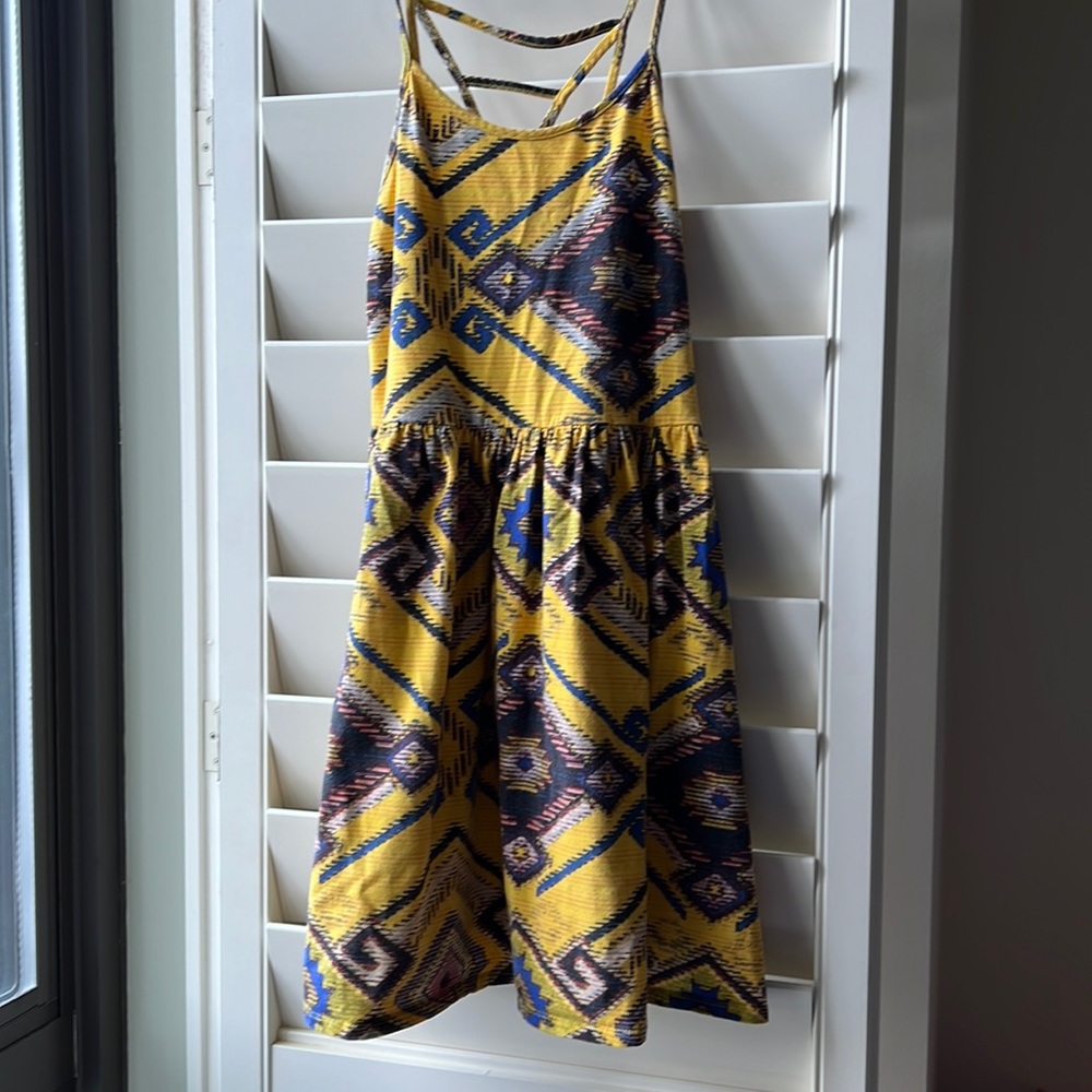Yellow Fit and Flare Sundress
